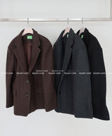 Norma Oversized-Fit Wool Half Coat