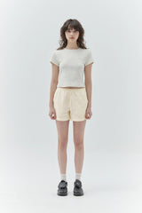 KIRSH PLAIN ULTRALIGHT HALF PANTS - IVORY 