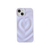 3D HEART COLOR PHONE CASE