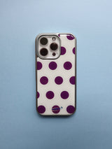 dot silver epoxy case [purple]