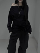 タトゥー シャーリング ロングスリーブ T (2color)