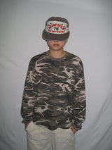 Camo Waffle Long Sleeve T-Shirt (2c)