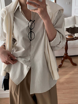 Setter Stripe Oversized Shirt