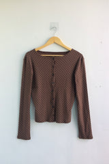 Round Pick Dot Cardigan