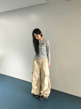 ステイヴィンテージヘンリーネック長袖Tシャツ (3c)