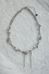 [s.steel] crystal drop chocker | 크리스탈 드롭 초커 목걸이