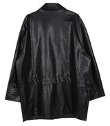 No.0946 DT レザーハーフコート