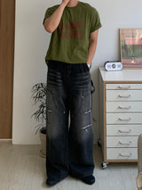Carpenter Washed Wide Denim