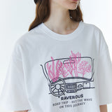 コーラルTシャツ ホワイト