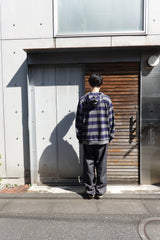 saros ストライプジップアップ - ネイビー(2)