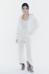 RUBY HOOK LAYERED PANTS cream