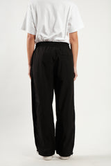 SIDE ZIPPER JOGGER PANTS [BLACK]