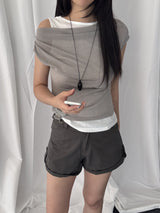 Kelsey Two-Way Off-Shoulder T-Shirt