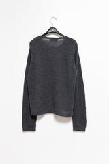 henley neck natural knit(3colors)