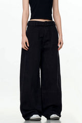 Belted Workwear Trousers