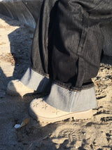 Bridge Roll-Up Raw Wide Pants (2c)