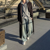 Nice open robe long coat