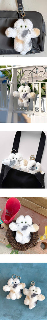GODASHIN Cats Keyring Calico