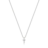 キーストーンネックレス925シルバーネックレスN032-03H