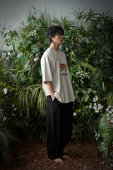 MU-WI PRT.ボックス 1/2 Tシャツ (Oatmeal)
