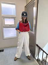 eyelet cotton overall 