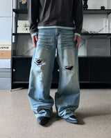 SV アイスダメージデニムパンツ