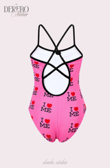 I Love Pink Monokini