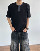 モルトリンガーワッフルショートスリーブTシャツ