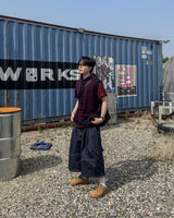 Circular Belt Stitch Cargo Bermuda