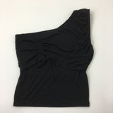 ワンショルダーオフTシャツ (3color)