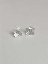 Mother-of-pearl cherry blossom earrings