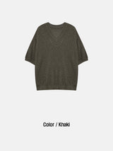 YM リタVネックニット (3 colors)
