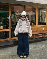 [ORIGINAL] Cable Wool Fleece Jumper