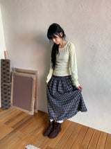 Celinet Slim Fit Color Layered Long Sleeve Tee