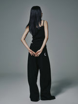 MOON SWEAT PANTS BLACK