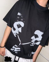 Smoking girls tee BK