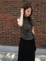 Moss wrap blouse