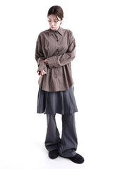 OPEN STRAP CHECK SHIRT