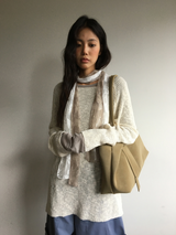 [SET]Sepia Lace T-shirt + Scarf (2color)