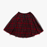 Layered Twister Star Skirt - Red