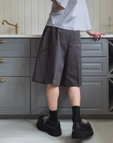 Verse Pintuck Bermuda Patch Work Pants