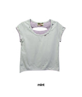 Washed Vintage Damage Short Sleeve T-Shirt