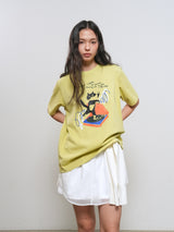 ダンシングキャットオーバーフィット半袖Tシャツ