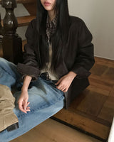 Flu Matte Leather Jacket