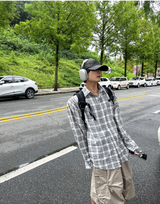 Delu Gradation Check Overshirt