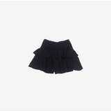 pre back string shirt + cancan skirt set