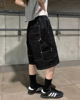 ステッチバミューダパンツ