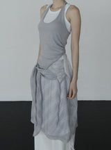 Elmic Printed Halter Sleeveless Top
