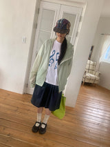 ヴァイルミュージカルノートプリントボクシー半袖T
