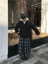 [Special Offer]リトルカーブドチェックパンツ (3c)